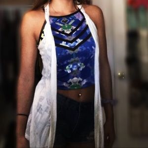 Cream Sleeveless Shall